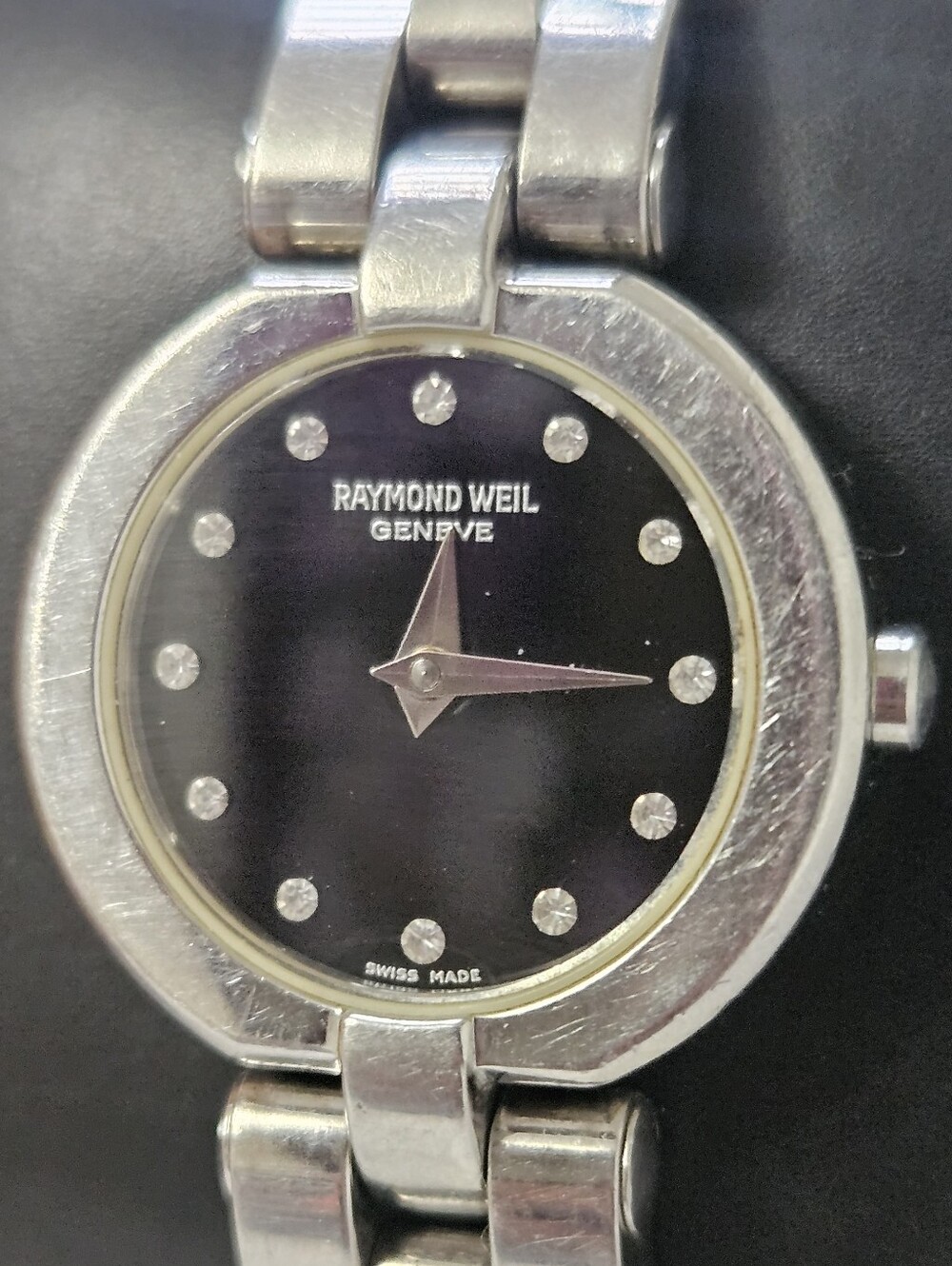 Raymond Weil Allegro Stainless Steel Diamond Face Bracelet Watch